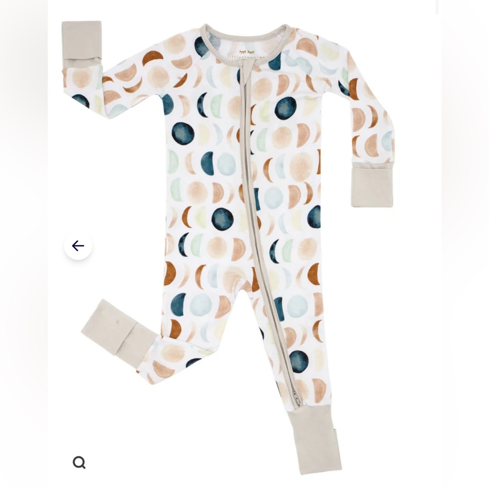 Little Sleepies Luna Neutral Zippy